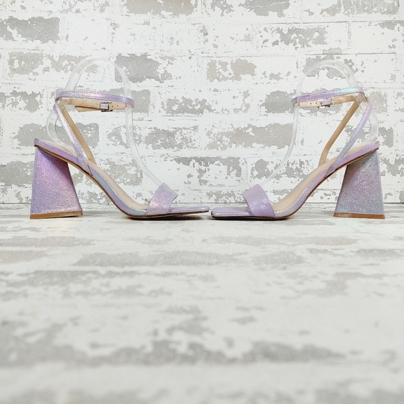 New Bp Parker 6 Ankle Strap Square Open Toe Heeled Sandals H875 - Picture 7 of 14